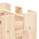 vidaXL Pat înălțat grădină design gard 100x30x30 cm lemn de pin tratat