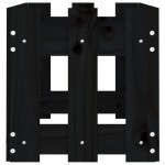 vidaXL Pat înălțat grădină design gard 100x30x30 cm lemn de pin tratat
