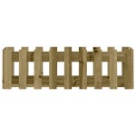 vidaXL Pat înălțat grădină design gard 100x30x30 cm lemn impregnat pin