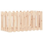 vidaXL Pat înălțat grădină design gard 100x50x50 cm lemn de pin tratat