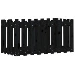 vidaXL Pat înălțat grădină design gard 100x50x50 cm lemn de pin tratat