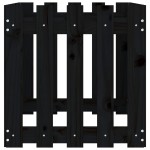 vidaXL Pat înălțat grădină design gard 100x50x50 cm lemn de pin tratat
