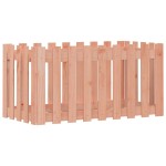 vidaXL Pat înălțat grădină cu design gard 100x50x50 cm lemn douglas