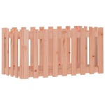 vidaXL Pat înălțat grădină cu design gard 100x50x50 cm lemn douglas