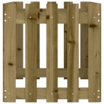 vidaXL Pat înălțat grădină design gard 100x50x50 cm lemn impregnat pin