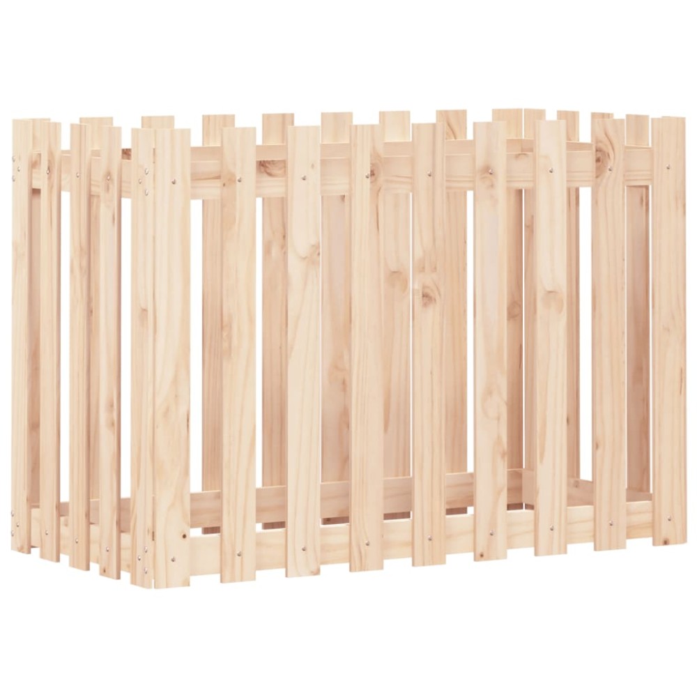 vidaXL Pat înălțat grădină design gard 100x50x70 cm lemn impregnat pin