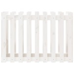 vidaXL Pat înălțat grădină design gard alb 100x50x70cm lemn pin tratat