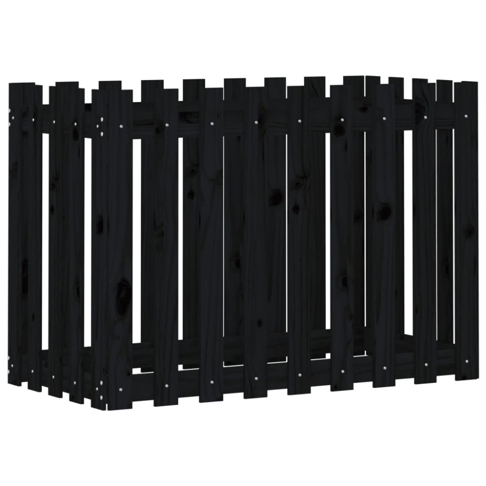 vidaXL Pat înălțat grădină design gard 100x50x70 cm lemn de pin tratat