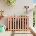 vidaXL Pat înălțat grădină design gard 100x50x70 cm lemn impregnat pin
