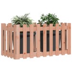 vidaXL Pat înălțat grădină design gard 100x50x70 cm lemn impregnat pin