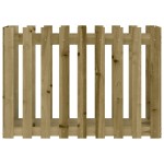 vidaXL Pat înălțat grădină design gard 100x50x70 cm lemn impregnat pin