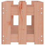 vidaXL Pat înălțat grădină cu design gard 150x30x30 cm lemn douglas