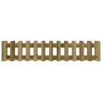 vidaXL Pat înălțat grădină design gard 150x30x30 cm lemn impregnat pin