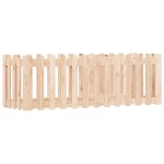 vidaXL Pat înălțat grădină design gard 150x50x50 cm lemn de pin tratat