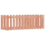 vidaXL Pat înălțat grădină cu design gard 150x50x50 cm lemn douglas