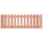 vidaXL Pat înălțat grădină cu design gard 150x50x50 cm lemn douglas