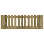 vidaXL Pat înălțat grădină design gard 150x50x50 cm lemn impregnat pin