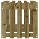 vidaXL Pat înălțat grădină design gard 150x50x50 cm lemn impregnat pin