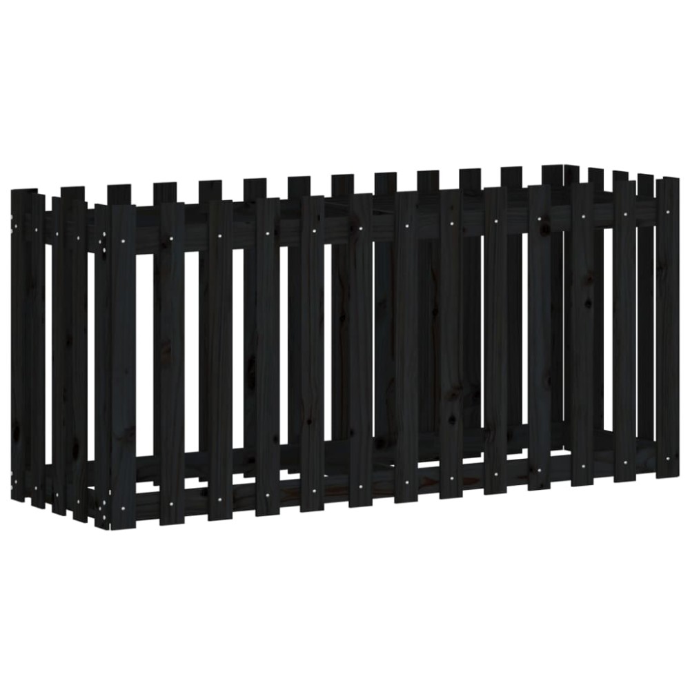vidaXL Pat înălțat grădină design gard 150x50x70 cm lemn de pin tratat