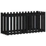 vidaXL Pat înălțat grădină design gard 150x50x70 cm lemn de pin tratat