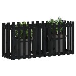 vidaXL Pat înălțat grădină design gard 150x50x70 cm lemn de pin tratat