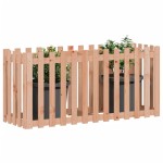 vidaXL Pat înălțat grădină design gard 150x50x70 cm lemn impregnat pin