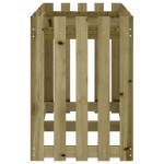 vidaXL Pat înălțat grădină design gard 150x50x70 cm lemn impregnat pin