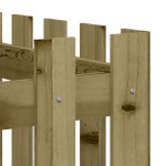 vidaXL Pat înălțat grădină design gard 150x50x70 cm lemn impregnat pin