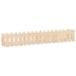 vidaXL Pat înălțat grădină design gard 200x30x30 cm lemn de pin tratat