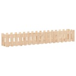 vidaXL Pat înălțat grădină design gard 200x30x30 cm lemn de pin tratat