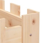 vidaXL Pat înălțat grădină design gard 200x30x30 cm lemn de pin tratat