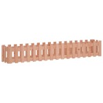 vidaXL Pat înălțat grădină cu design gard 200x30x30 cm lemn douglas