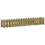 vidaXL Pat înălțat grădină design gard 200x30x30 cm lemn impregnat pin vidaXL Pat înălțat grădină design gard 200x30x30 cm lemn impregnat pin