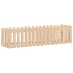 vidaXL Pat înălțat grădină design gard 200x50x50 cm lemn impregnat pin