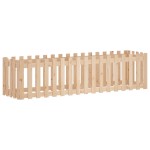 vidaXL Pat înălțat grădină design gard 200x50x50 cm lemn impregnat pin