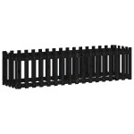vidaXL Pat înălțat grădină design gard 200x50x50 cm lemn impregnat pin