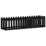vidaXL Pat înălțat grădină design gard 200x50x50 cm lemn impregnat pin