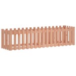vidaXL Pat înălțat grădină cu design gard 200x50x50 cm lemn douglas