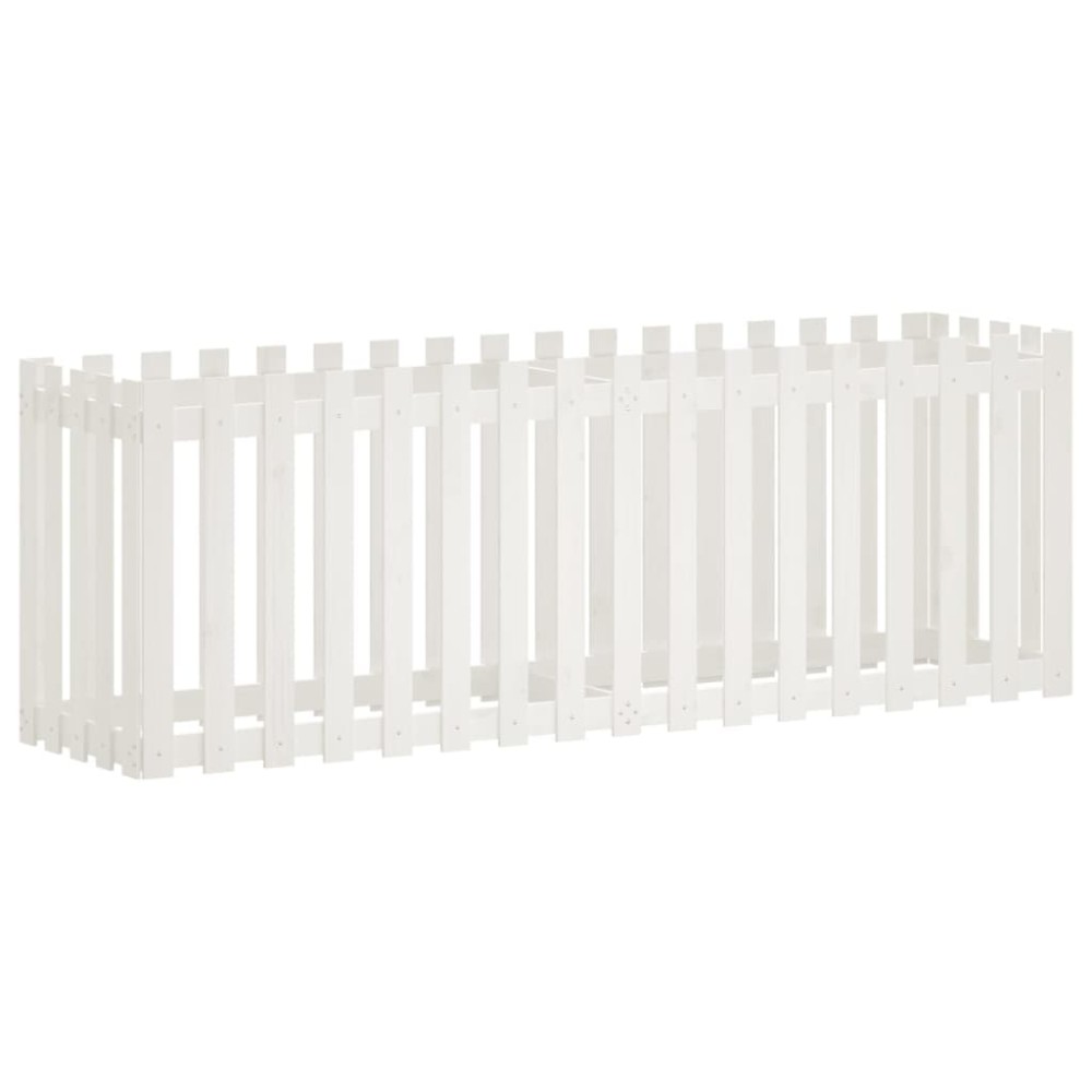vidaXL Pat înălțat grădină design gard 200x50x70 cm lemn impregnat pin
