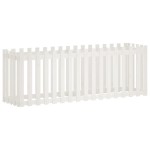 vidaXL Pat înălțat grădină design gard 200x50x70 cm lemn impregnat pin