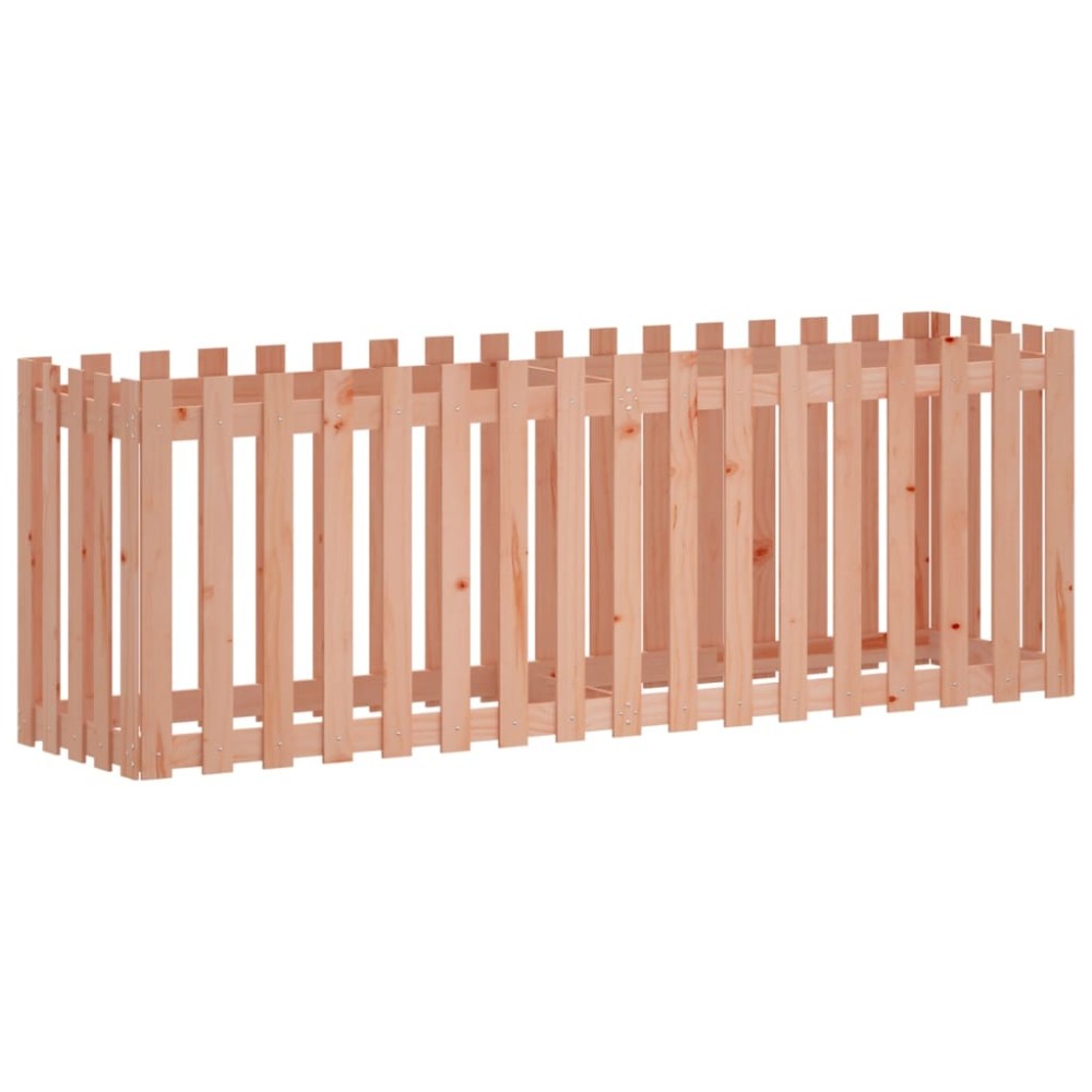 vidaXL Pat înălțat grădină design gard 200x50x70 cm lemn impregnat pin