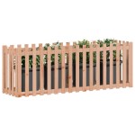 vidaXL Pat înălțat grădină design gard 200x50x70 cm lemn impregnat pin