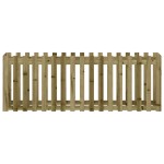 vidaXL Pat înălțat grădină design gard 200x50x70 cm lemn impregnat pin vidaXL Pat înălțat grădină design gard 200x50x70 cm lemn impregnat pin
