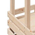 vidaXL Masă bar de exterior cu acoperiș, 112,5x57x195,5 cm, lemn masiv vidaXL Masă bar de exterior cu acoperiș, 112,5x57x195,5 cm, lemn masiv