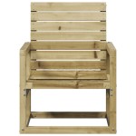 vidaXL Scaune de grădină, 57,5x63x76 cm, lemn de pin impregnat vidaXL Scaune de grădină, 57,5x63x76 cm, lemn de pin impregnat