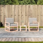 vidaXL Set mobilier de grădină, 3 piese, lemn masiv douglas vidaXL Set mobilier de grădină, 3 piese, lemn masiv douglas