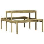 vidaXL Masă de picnic, 110x134x75 cm, lemn impregnat de pin vidaXL Masă de picnic, 110x134x75 cm, lemn impregnat de pin