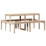 vidaXL Masă de picnic, 160x134x75 cm, lemn masiv de pin
