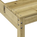 vidaXL Masă de picnic, 160x134x75 cm, lemn impregnat de pin