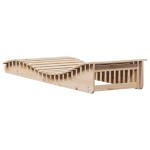 vidaXL Șezlong, 205x70x31,5 cm, lemn masiv de pin